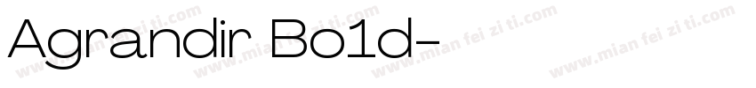 Agrandir Bo1d字体转换